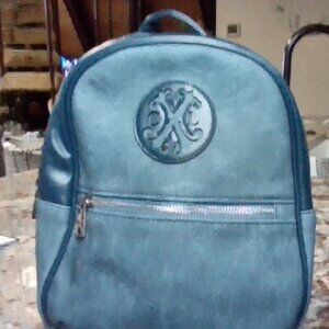 Small CXL by Christian Lacroix Navy Blue Backpack